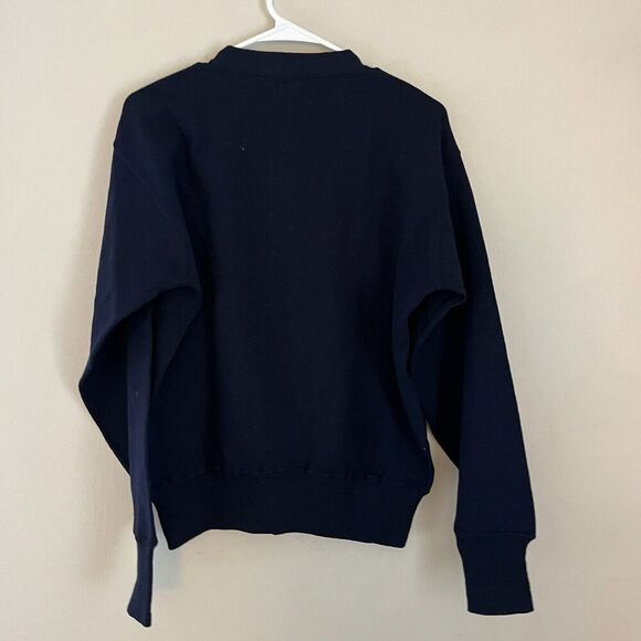 Vtg 50s Shea Sporting Navy Blue Sweater 44 V Neck Collegiate #59 Pullover XL? - Picture 2 of 6